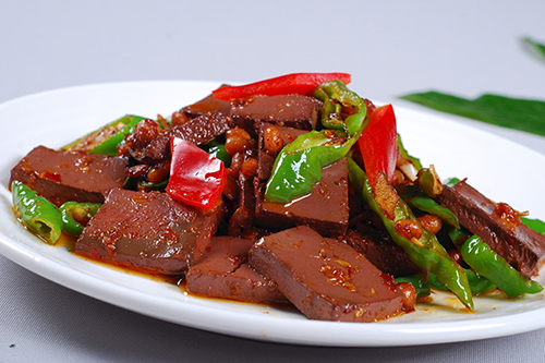 炒鴨血的四個小技巧