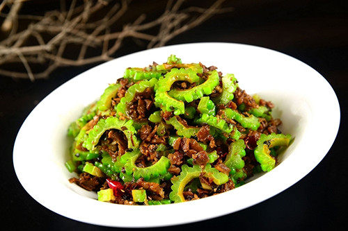 外婆菜炒苦瓜 500.jpg