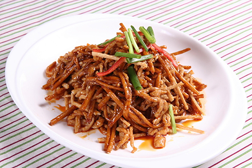 芝麻油炒肉絲 500.jpg